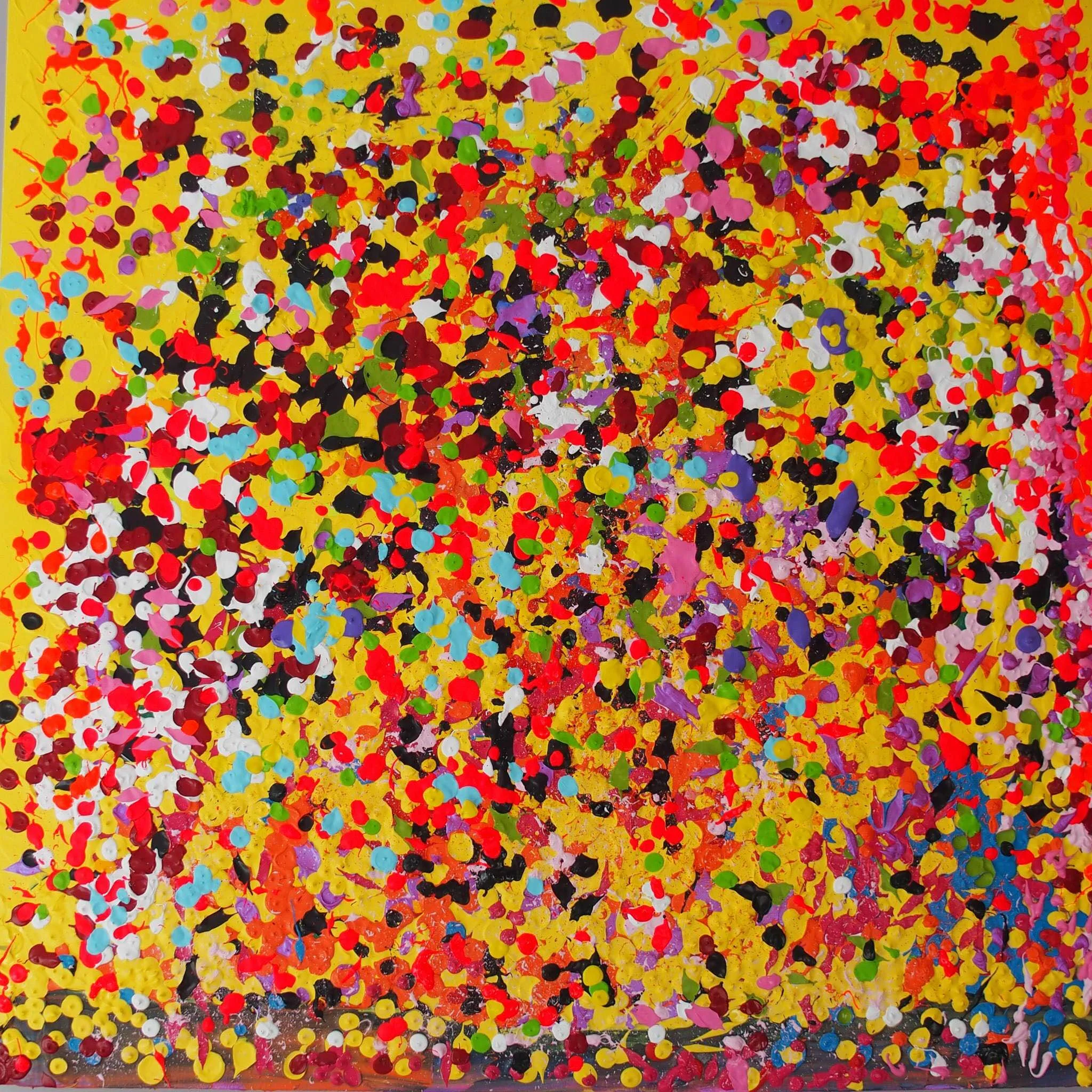 Dots - Acrylic on Wood Panel - 2015 - 36" X 36"
