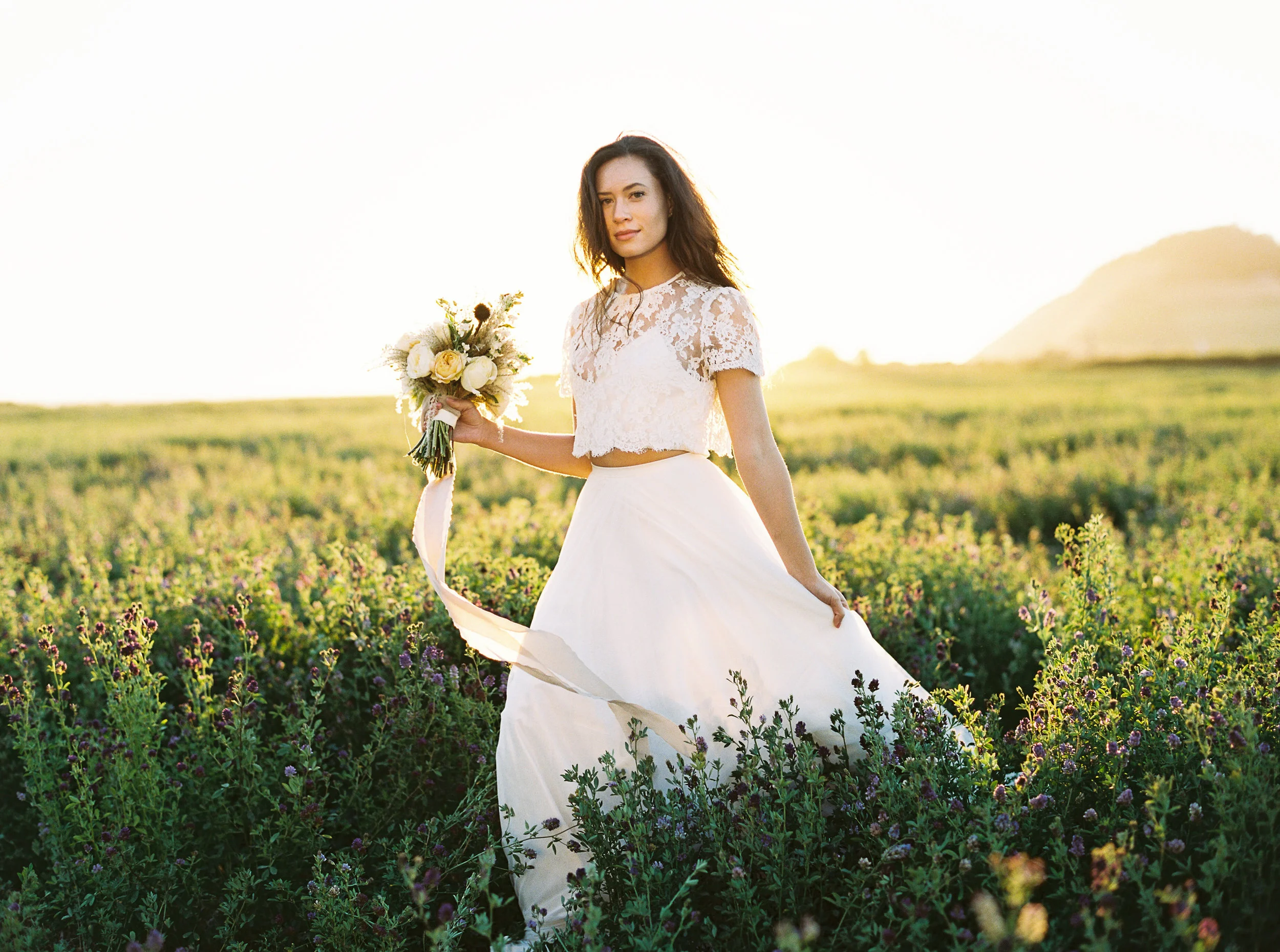 Bridal Portrait, Ebey's Landing
