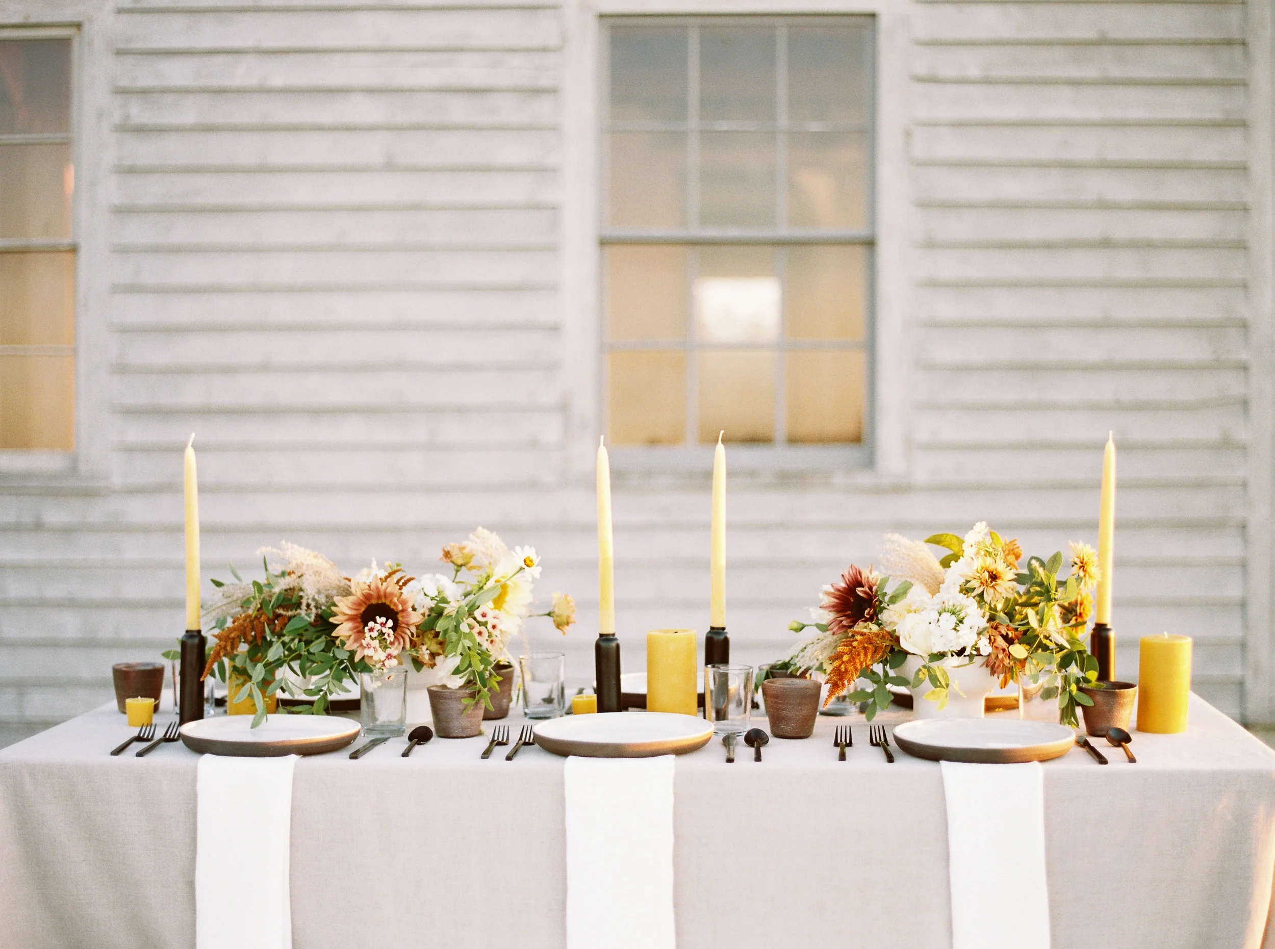 Late Summer / Early Fall Wedding Tablescape