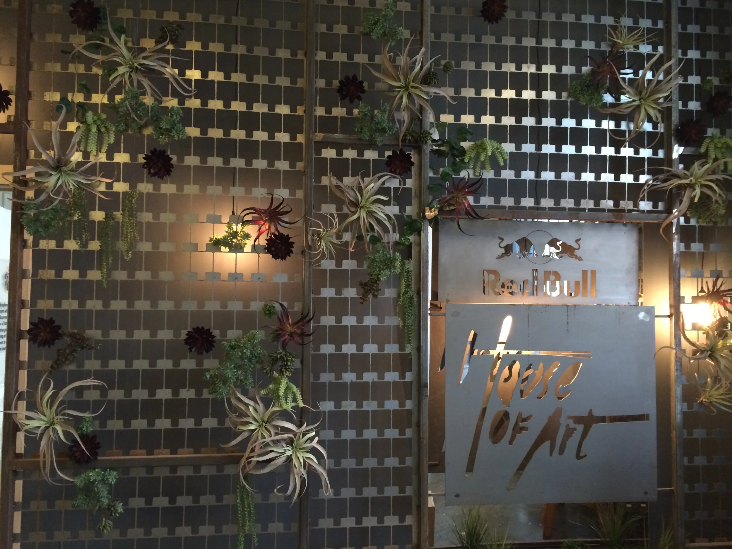Red Bull House of Art Entry Wall, Detroit, Michigan, 2015