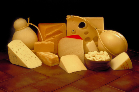 A small selection of cheeses. ©Getty Images