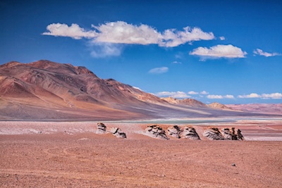 Atacama Desert, which is along west cost of Chile, Peru, Bolivia and Argentina in South America ©Getty Images