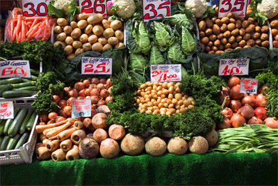 Vegetables at a market ©Getty Images