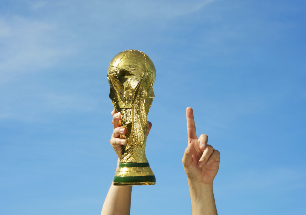 Soccer World Cup trophy