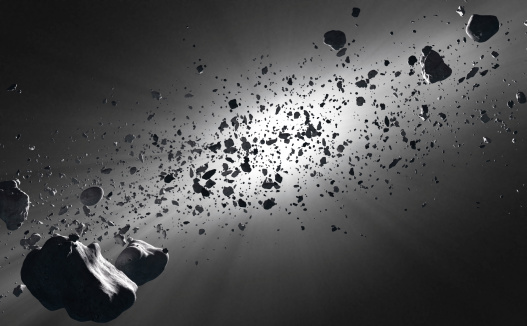 Inside the asteroid belt © Getty Images