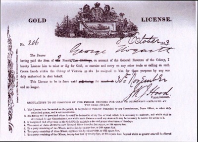 A gold licence in Victoria ©Getty Images