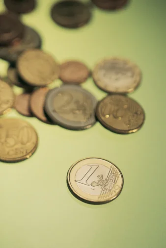 Gold and silver are used to make coins. Getty Images