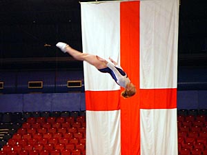 Somersaults and twists are part of trampolining © Getty Images