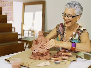 This lady is part of an art community group ©Getty Images