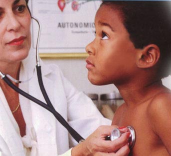 A doctor uses a stethoscope to listen to your heart beat. Getty Images