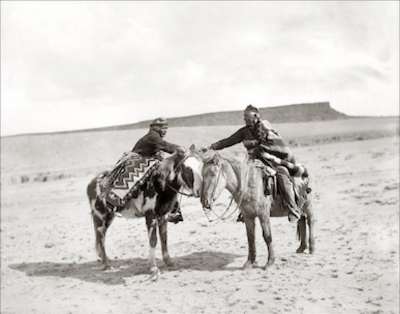 One use for woven blankets was as a wrap for warmth. ©Getty Images