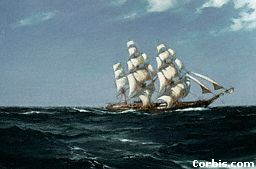 Clipper ships were faster than older style sailing ships