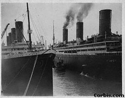 Ocean liners switched to using oil in 1910