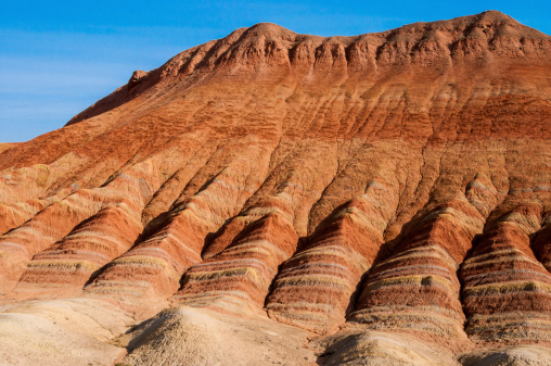 You can see the layers in this sedimentary rock. Getty Images