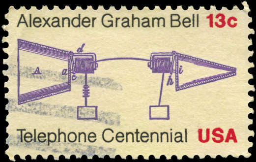 The telephone patented by Alexander Graham Bell © Getty Images