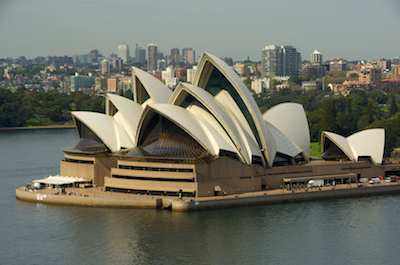 The glass in the windows is a colour created just for this building. Photo©iStock