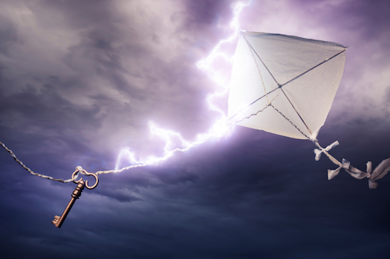 NEVER fly a kite in a thunderstorm! © Getty Images