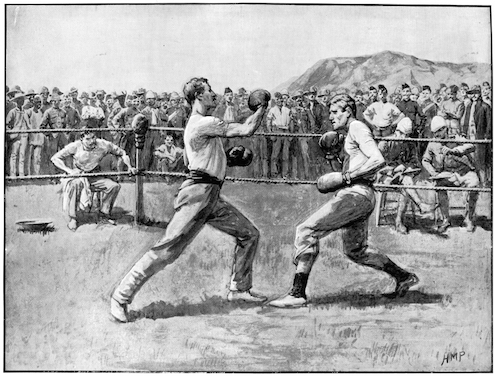 Boxing matches have always attracted many spectators. © Getty images