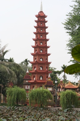 The Tran Quoc Buddhist pagoda. Image©iStock