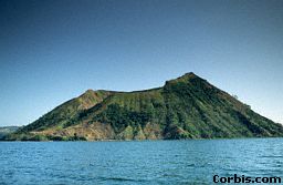 Taal volcano in the Philippines is a crater volcano