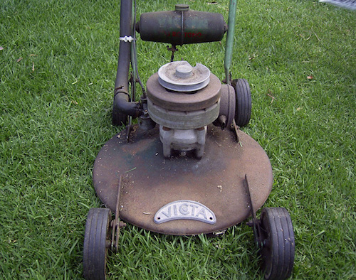 An early model Victa mower