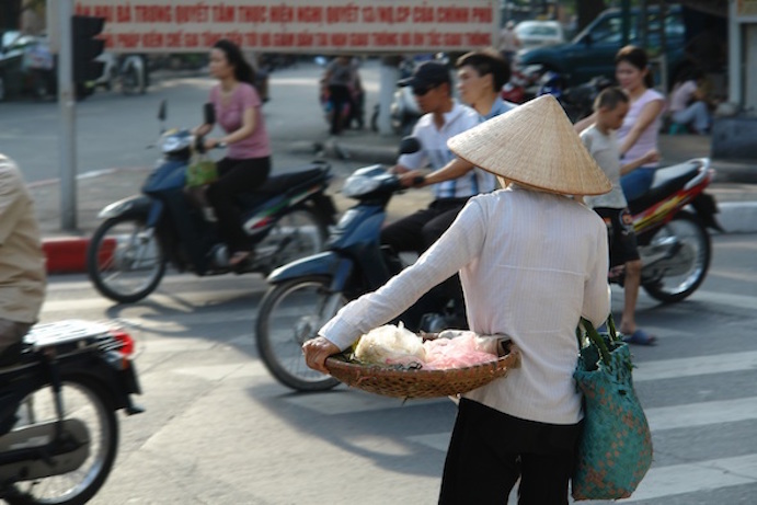 A Hanoi street. Getty Images