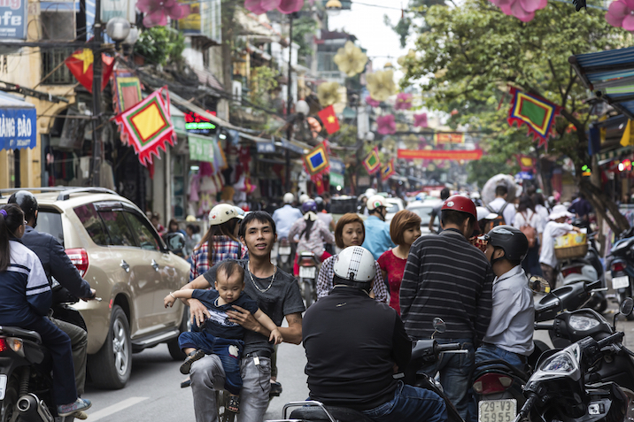 Streets are crowded with traffic. Getty Images