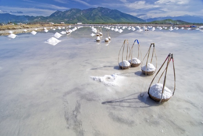 A salt farm in Vietnam. Getty Images
