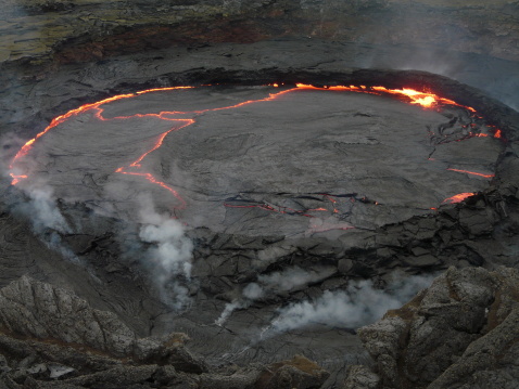 Erta Ale is a shield volcano in Ethiopia (Africa) Getty Images