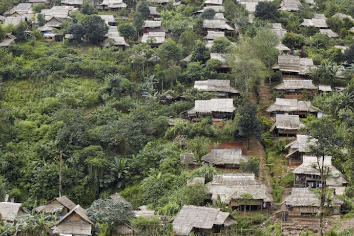 A mountain village near the Myanmar border ©Photos.com