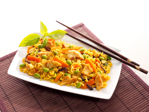 Nasi goreng: a spice chicken and rice dish © Getty Images