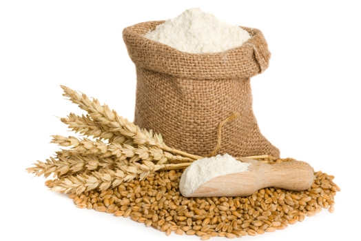 Grains of wheat are crushed to make flour © iStock/ Getty images