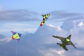 A kite fight in progress. Photo©Getty