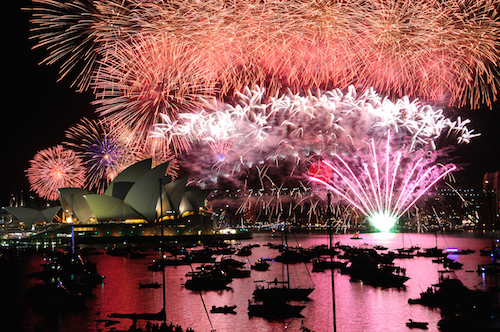 New Year's Eve fireworks in Sydney harbour are famous. Photo ©iStock