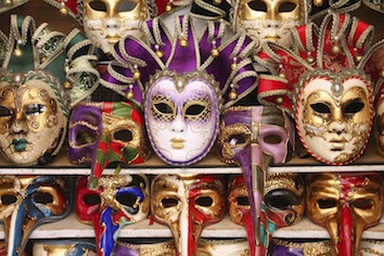 Masks for sale. ©Jupiter Images