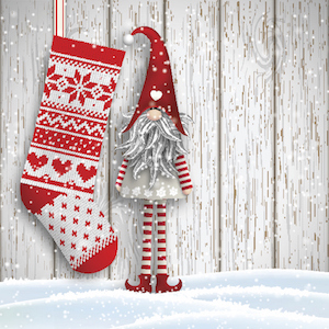 Jultomen, the Swedish elf.©iStock