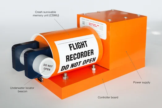 A modern flight data recorder black box © iStock