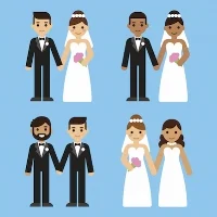 Marriage equality means a marriage can be between a man and a woman; two women; or two men. Everyone has the same rights.