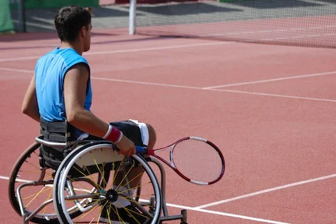 Wheelchair tennis is an event at the Paralympic Summer Games. ©Getty