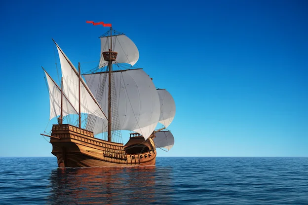 Christopher Columbus sailed in caravels on his voyages from Spain to Americas ©iStock