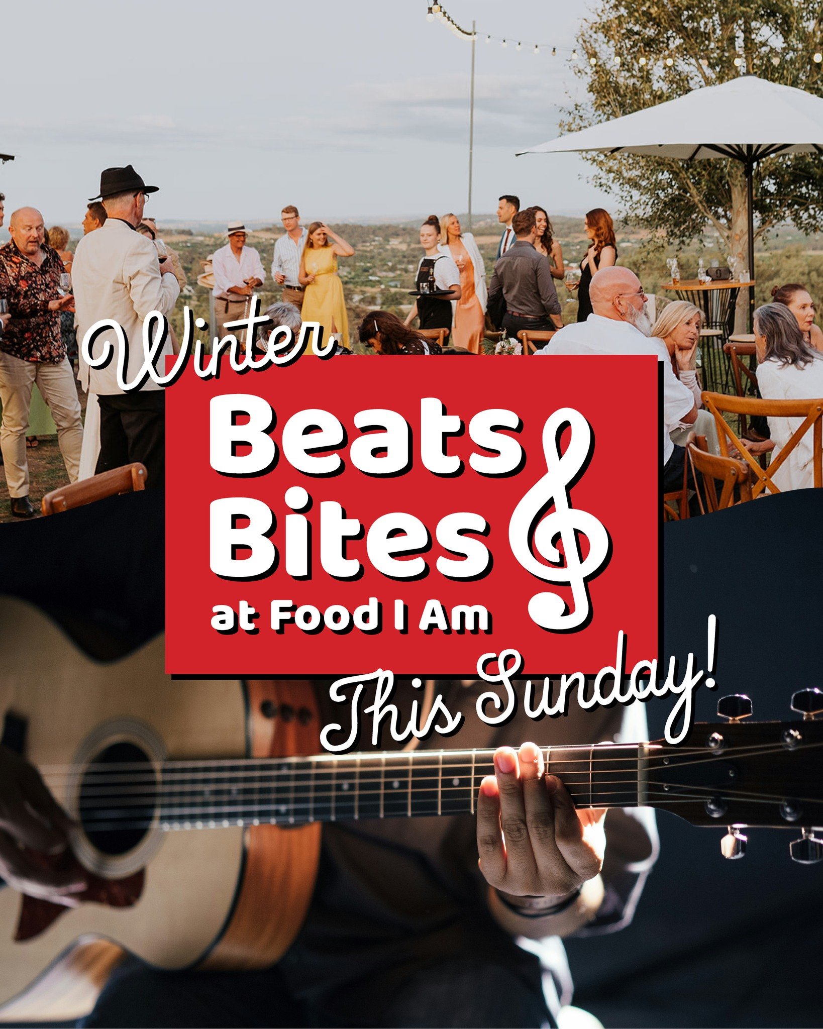 Winter Beats &amp; Bites - the same vibes but we&rsquo;ve moved indoors to accommodate for the season!
Join us in our heated marquee to enjoy the sounds of Get Around Brother.
We&rsquo;ll be starting a little earlier and hosting the band in the marqu