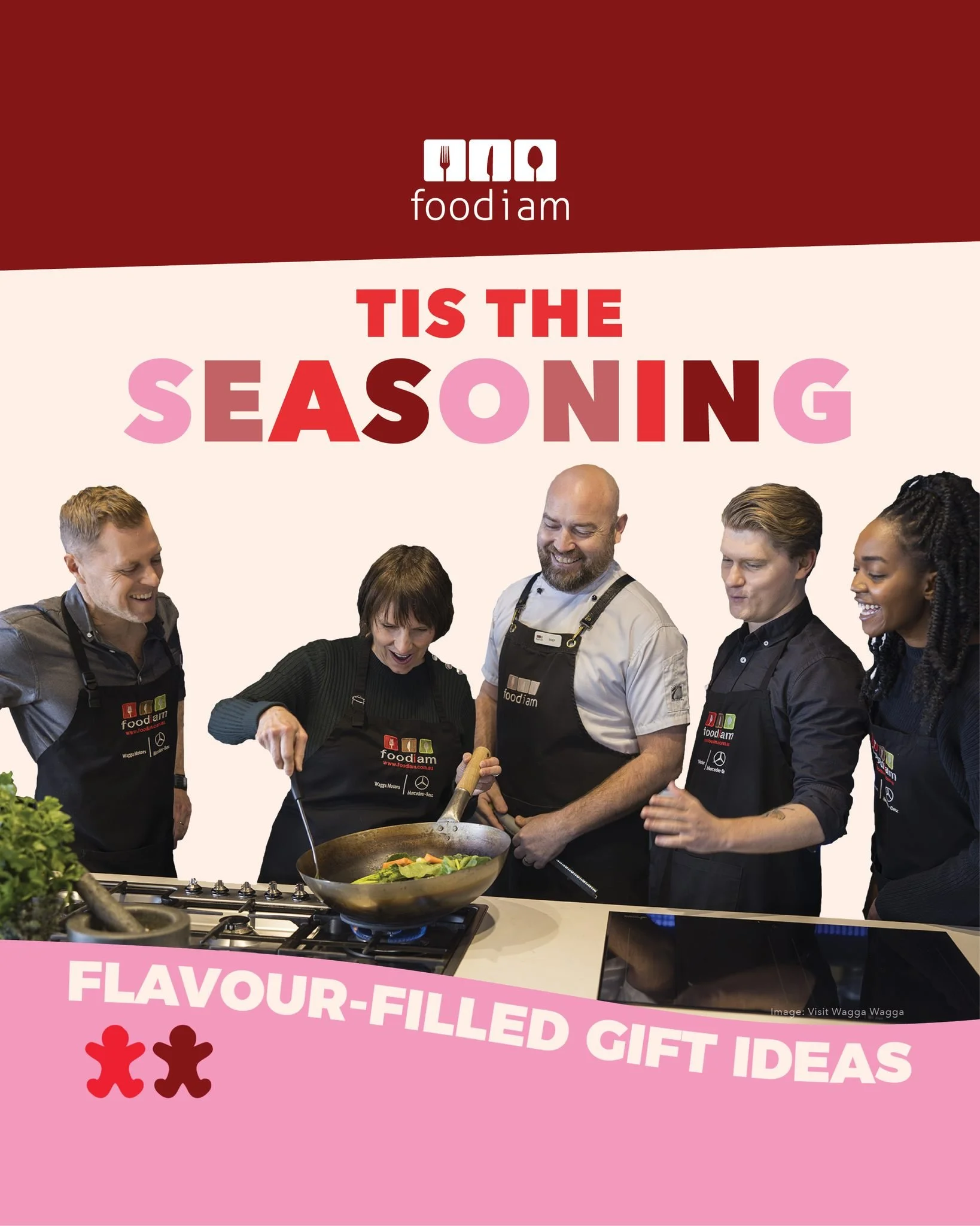 Stuck for Christmas gift ideas? 
Why not give a flavour-filled gift with one of our cooking classes!
➡️ link in bio

#foodiam #visitwagga #riverina #riverinamurray #riverinafoodbowl #waggafoodies #wagga #waggawagga #gift #christmasgift