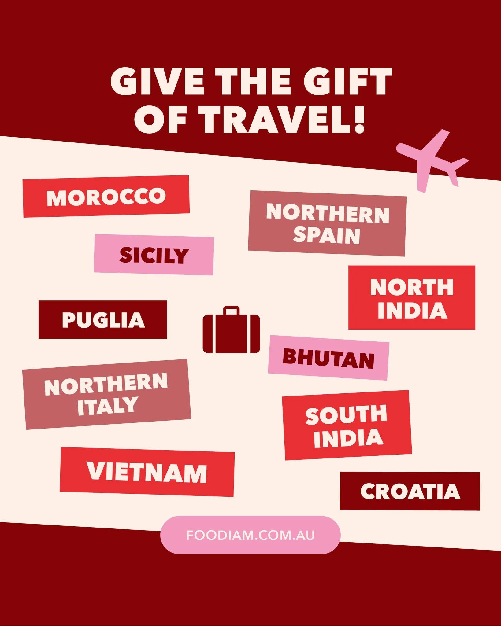 Give the gift of travel this Christmas! ✈️
From the vibrant markets of Morocco to the vineyards of Italy and the flavours of Spain and India, it&rsquo;s a gift they&rsquo;ll never forget. 
There&rsquo;s still places on some of our 2026 tours!
➡️ tour