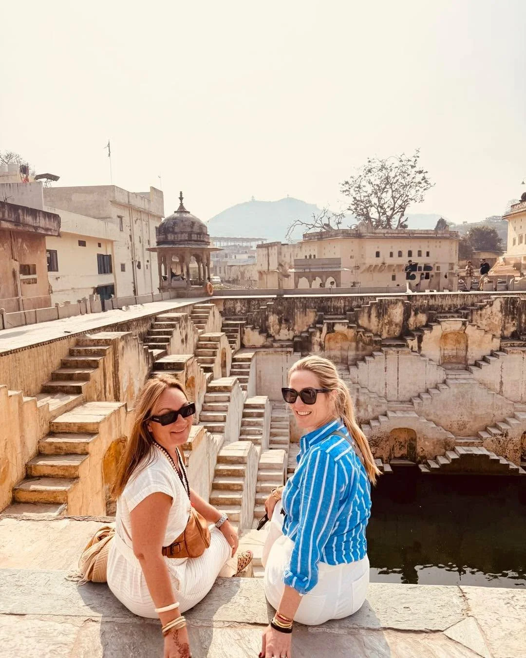 Step wells in India are ancient underground water structures with intricately carved staircases that descend to access and store water, especially during dry seasons.

#northindiatour #foodtour #northindiatour #privatetour