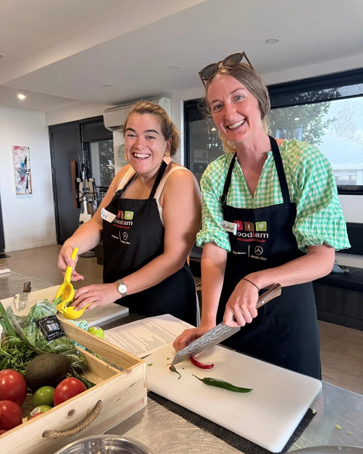 Aprons on, sleeves up - this is where the fun (and the flavour) begins! 👩&zwj;🍳🔥

#foodiam #cookingclass #cookingschool #wagga #waggawagga