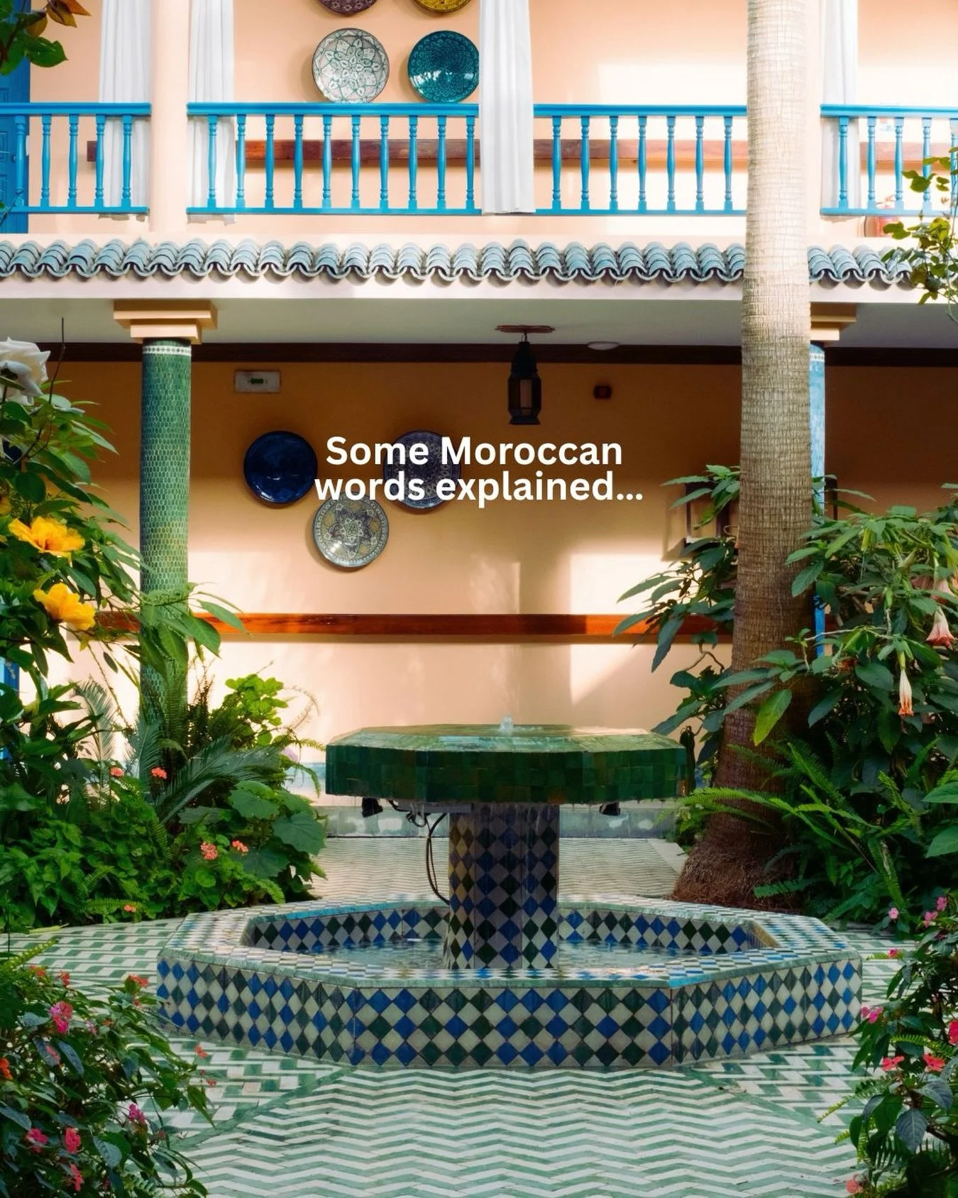 🇲🇦 Riad &mdash; a traditional Moroccan house or palace built around an open-air central courtyard or interior garden. 

A beautiful example pictured here.

#morocco #travelwithus #luxuryaccommodation