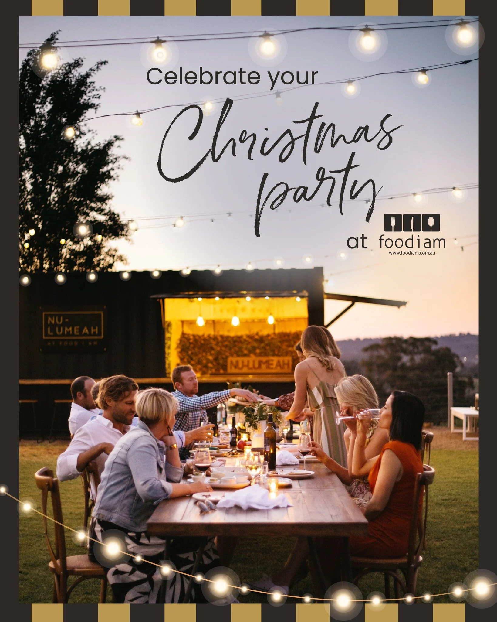 🎄 ONE LAST CHRISTMAS HOORAH AT FOOD I AM! 🥂

Gather your friends, raise a glass and celebrate Christmas with us one last time at Food I Am!

We've got a delicious four-course festive menu waiting for you, fabulous food, great wine and, of course, t