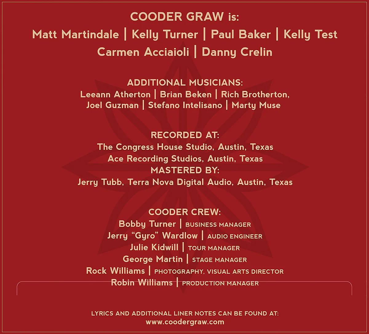 Additional recording: Covenant Recording Studios, Amarillo, Texas. Engineer: Glenn Storlie