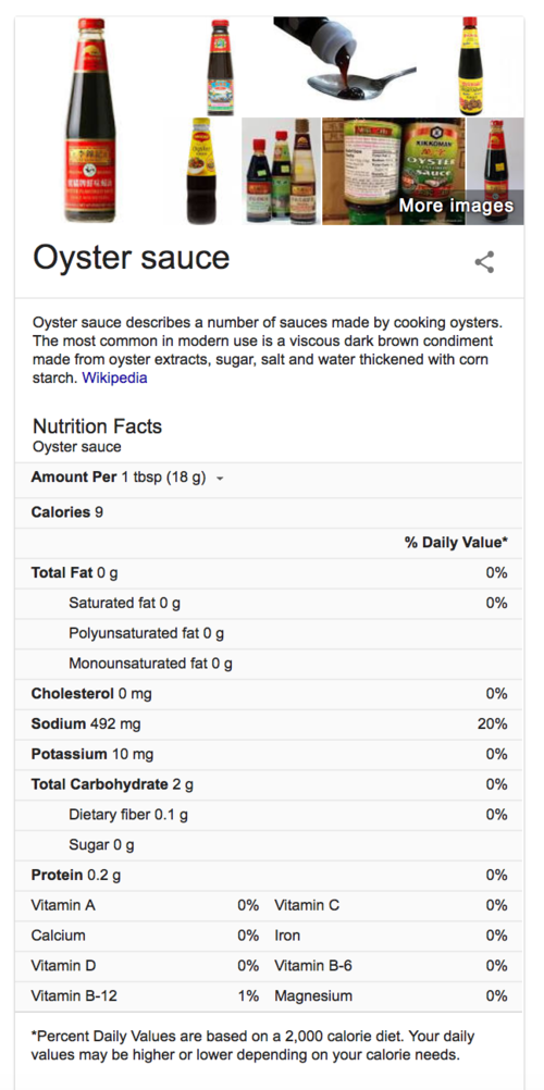 Oyster sauce - Wikipedia