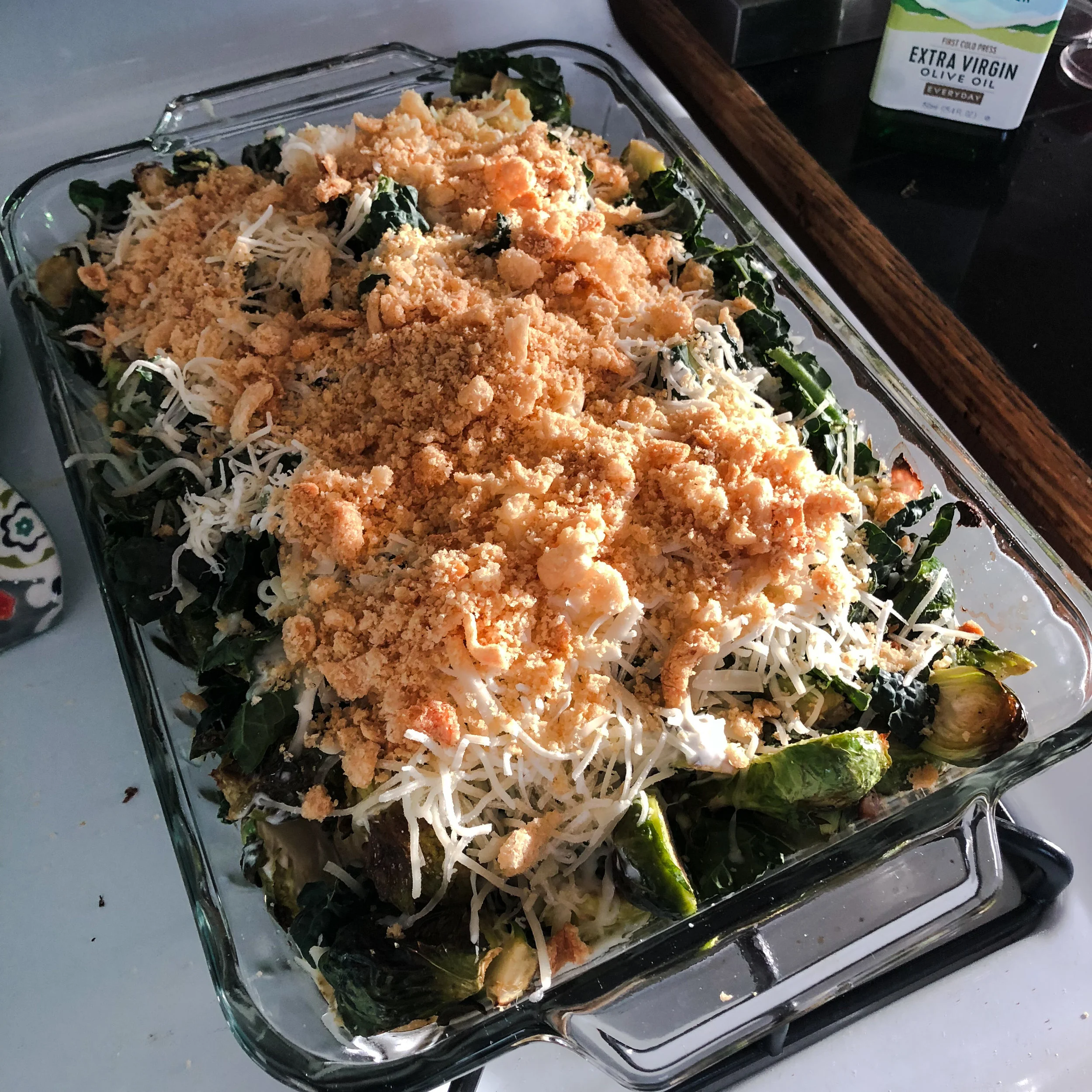 KETO RECIPE BRUSSELS SPROUTS AU GRATIN — Keto In The City